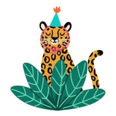 birthday leopard