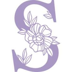 letter s floral