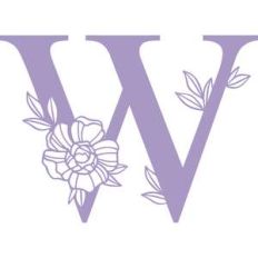 letter w floral