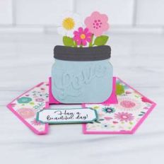 impossible card mason jar