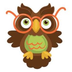 owl with glasses