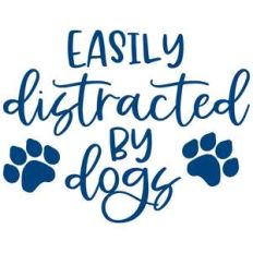 easily distracted by dogs