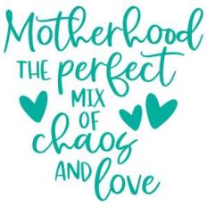 motherhood the perfect mix of chaos and love