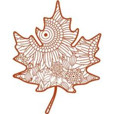 fall leaf mandala