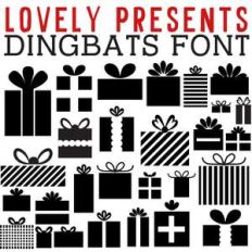 cg lovely presents dingbats