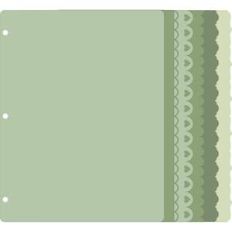 3-ring binder decorative edge page set