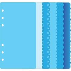 6-ring mini a6 binder decorative edge page set