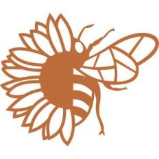 bee and sunflower
