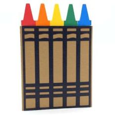 crayons card
