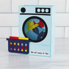 box card washing machine