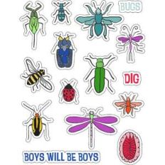 ml boys and bugs stickers