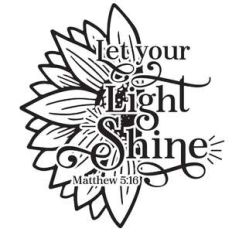 let your light shine sunflower