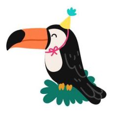 birthday toucan