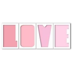 'love' word photo frames