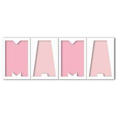 'mama' word photo frames