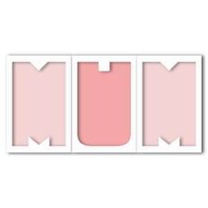 'mum' word photo frames