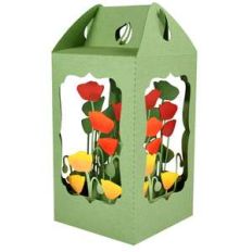 poppy filled lantern