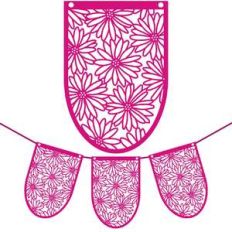 summer daisy bunting garland