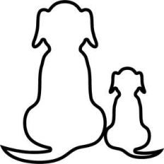 dog outlines