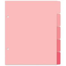 5 tab 6x8 page dividers