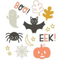 halloween sticker set