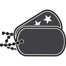 military dog tags