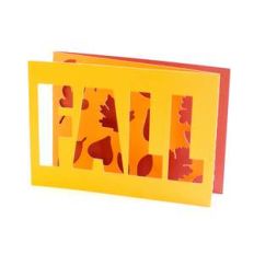 fall tri-fold card