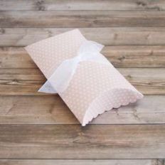 scallop pillow box