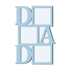 dad word photo frames