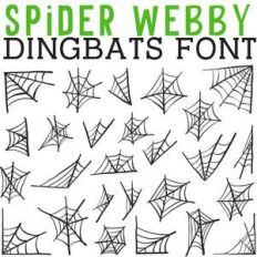 cg spider webby dingbats