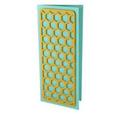 honeycomb slim stencil card