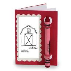 color and sketch book - barn