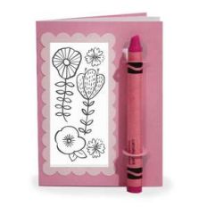 color and sketch book - lovely florals