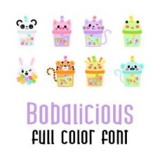 bobalicious full color font