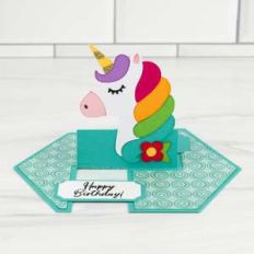 impossible card birthday unicorn