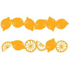 lemon repeating borders