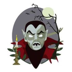 halloween vampire face