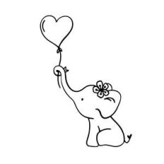 elephant heart balloon