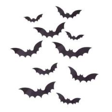 3-d black bat