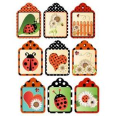 ladybug gift tags