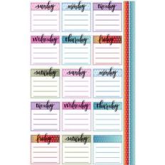 daily polka dot planner stickers