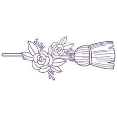floral witch broom