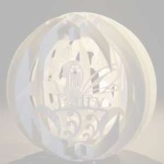 four layered pop up sphere fairy