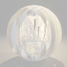 four layered pop up sphere kaguya
