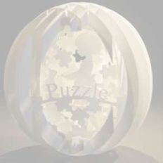 four layered pop up sphere puzzle
