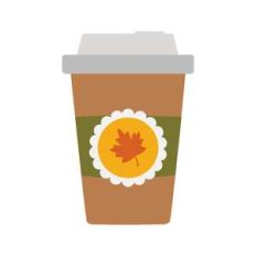 autumn coffee cup