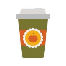 autumn coffee cup