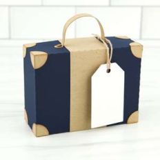 suitcase favor box