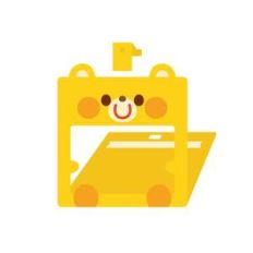cute bear photo frame card