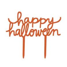 happy halloween cake topper